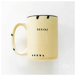 Bitchy | Ceramic Mug: Pink