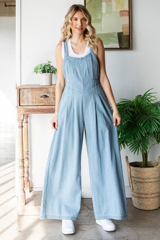 DENIM JUMPSUIT