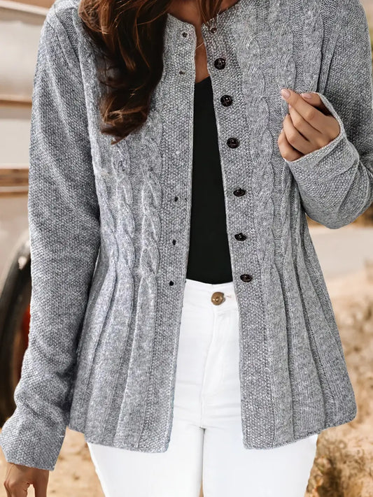 GREY CARDIGAN 1020