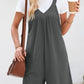 V-neck romper in Black 4523