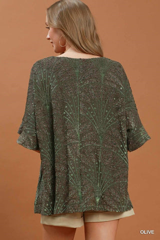 UMGEE FLORENCE OLIVE TOP 645