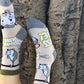 Anything is Possumble | Women's Cotton Crew Funny Socks 20006