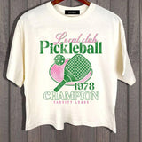 PBALL CROP TEE