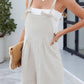 Bowknot overalls romper in Navy 4521