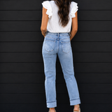 RISEN TUMMY CONTROL JEANS