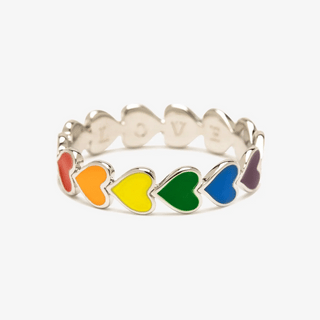 PURA VIDA RAINBOW RING & TILE BRACELET