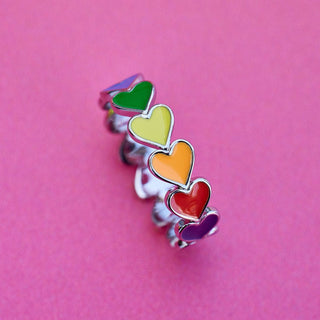 PURA VIDA RAINBOW RING & TILE BRACELET