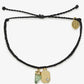 PURA VIDA BRACELET RAW EM. CHARM x
