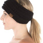 Ponytail Headwrap (Black)