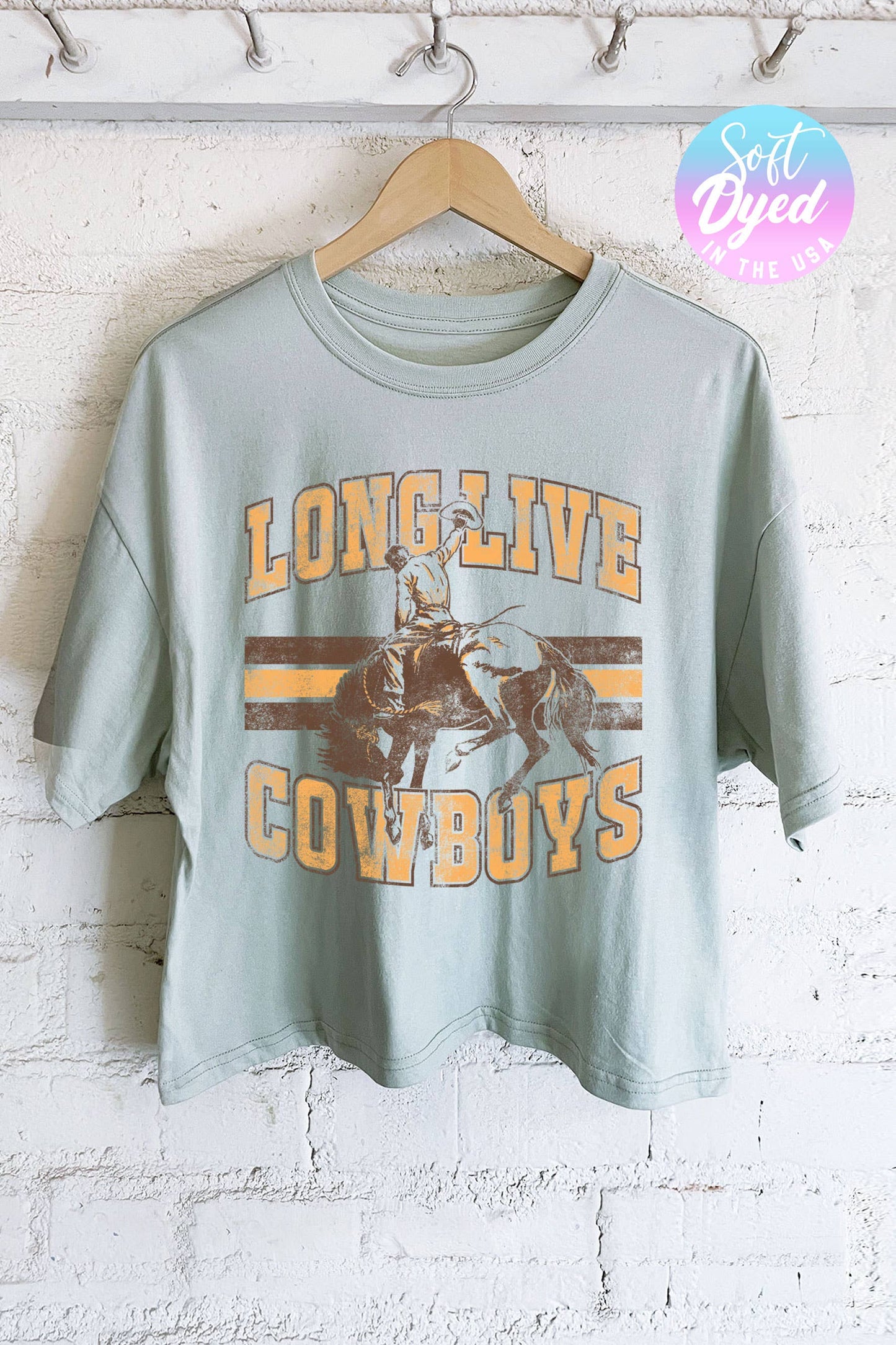 LONG LIVE CROP TOP: STONE