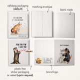 Grassy Ass Thanks - Funny Thank You Card