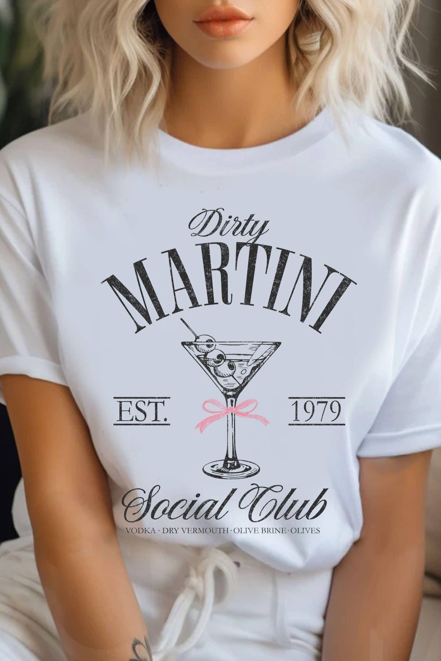 Dirty MARTINI SOCIAL CLUB TEE