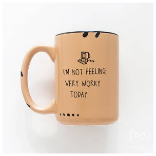 I'm Not Feeling Very Worky Today | Ceramic Mug: Green