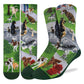 Men's Dogs Peeing Socks: Shoe Size 8-13