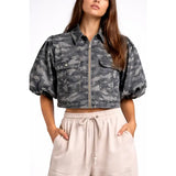 *MINA CAMO JACKET 90036