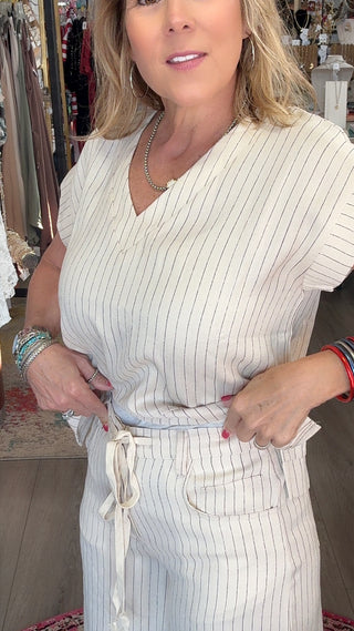 STEVIE STRIPED TOP or PANT 7559