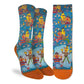 Women's Sesame Street, Bert & Ernie and Rainbows Socks: Shoe Size 5-9