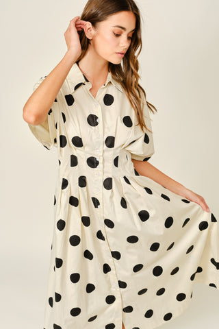 SHEILAH POLKA DRESS 6132