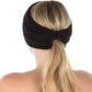 Ponytail Headwrap (Black)