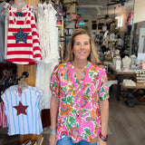 UMGEE CHARLOTTE TOP in PINK 1001