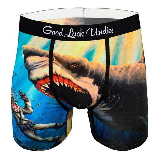 Men's Shark Attack Underwear: Extra Large (Size 38-40)