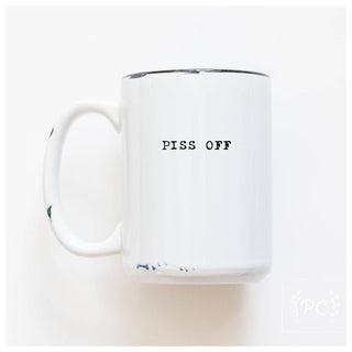 Piss Off | Ceramic Mug: Yellow