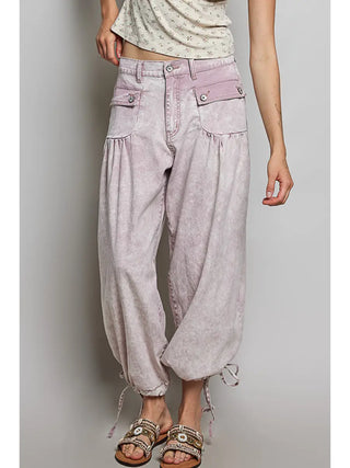 POL ALLIE PINK PANTS 195