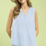 MELANIA TANK 2177 BLUE