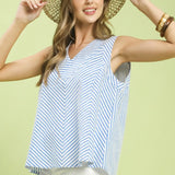 MELANIA TANK 2177 BLUE