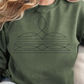 Western Boot Stitch Sweatshirt -XL / White Tee