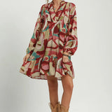 RENEE ABSTRACT DRESS 1379