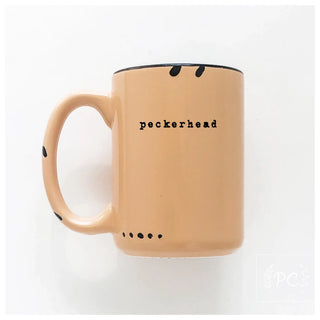 Peckerhead | Ceramic Mug: Yellow