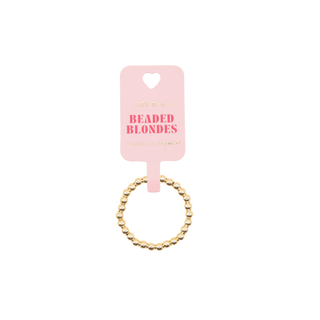 Beaded Blondes All Gold Ring ~ one size