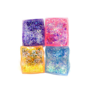 Slow Rebound Stress Relief Cube Toy For Adults And Kids: Tofu Aurora Malt Sugar 1