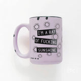 I'm A Ray Of Fucking Sunshine | Ceramic Mug: Yellow