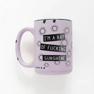 I'm A Ray Of Fucking Sunshine | Ceramic Mug: Yellow