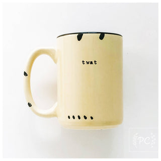 Twat | Ceramic Mug: Orange