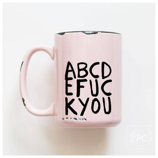 Abcdefuckyou | Ceramic Mug: Green