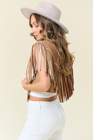 MICKEY FRINGE VEST