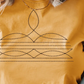 Western Boot Stitch Sweatshirt -XL / White Tee