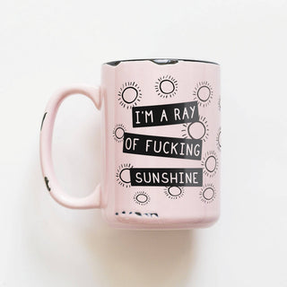 I'm A Ray Of Fucking Sunshine | Ceramic Mug: Yellow