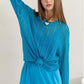 X BLUE sweater TOP