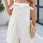 Bowknot overalls romper in Navy 4521
