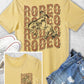 RODEO COWBOY TEE: MUSTARD