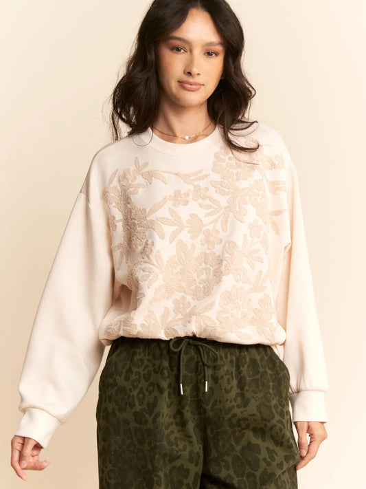 EMBROIDERED TOP 42602