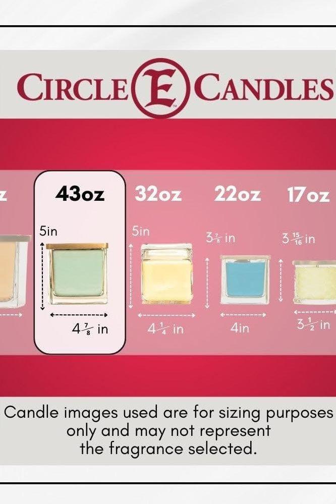 CIRCLE E CANDLES; 22oz. The Velvet Angel