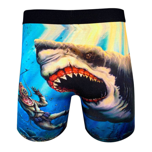 Men's Shark Attack Underwear: Large (Size 36-38)
