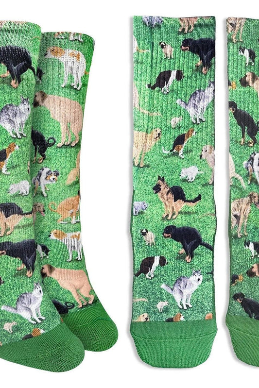 Women's Dogs Pooping Socks: Shoe Size 5-9