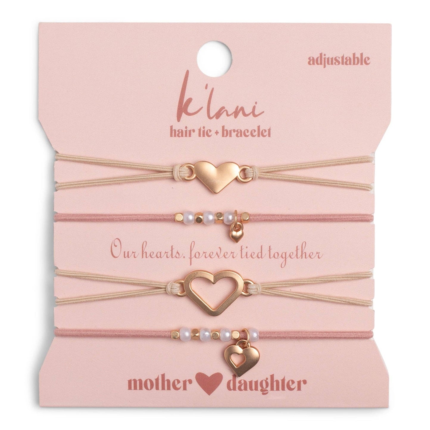 K'LANI "Mother/Daughter"  Hair Tie Bracelets
