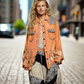 ORANGE JACKET TOP 104